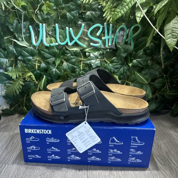 Birkenstock Arizona CT Mens Sandals  Size 44 Black NEW in box with tag main image 0